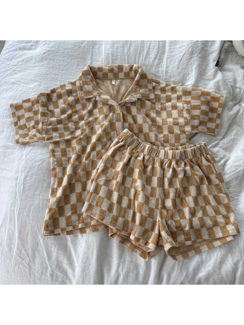 Rylee + Cru Checkered Terry Set